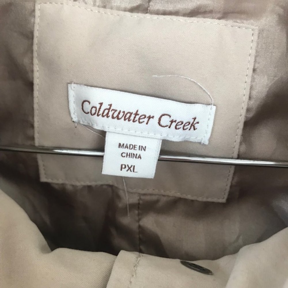 Coldwater Creek Modern Microfiber Coat GUC - Picture 6 of 8